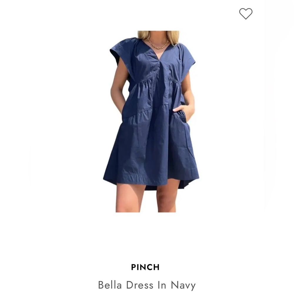 Pinch Navy blue dress